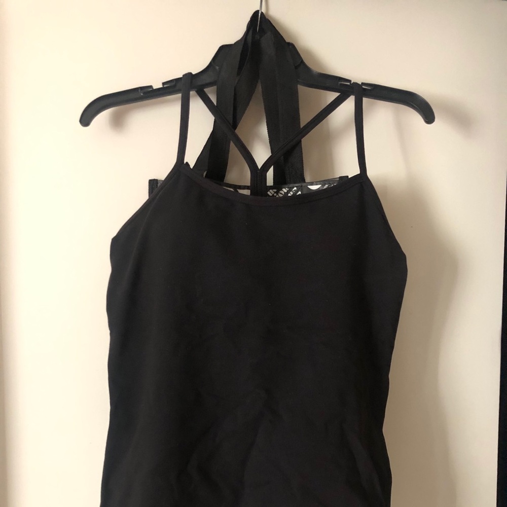 Lululemon Power Y tank black 8 NWT